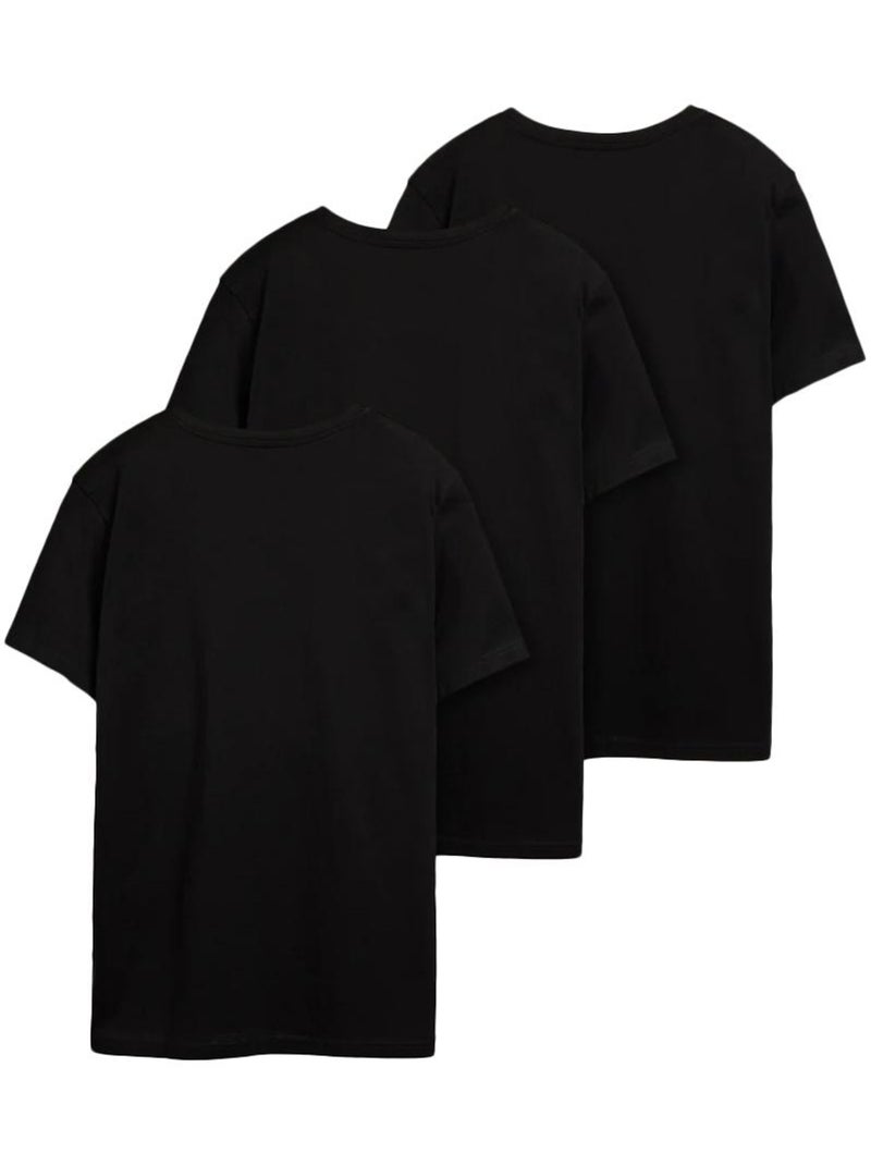 Pack 3 Camisetas Hombre Teddy Smith Negro - Kiabi