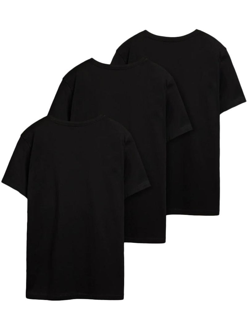 Pack 3 Camisetas Hombre Teddy Smith Negro - Kiabi