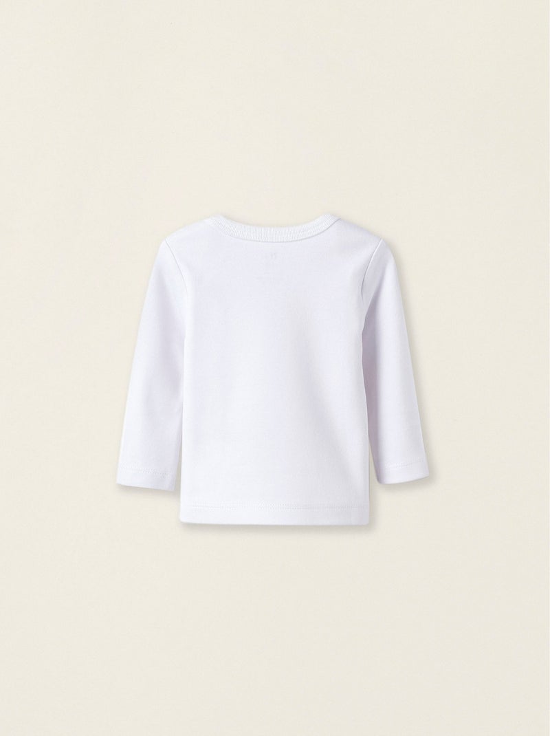 Pack 3 camisetas interiores perchadas Blanco - Kiabi