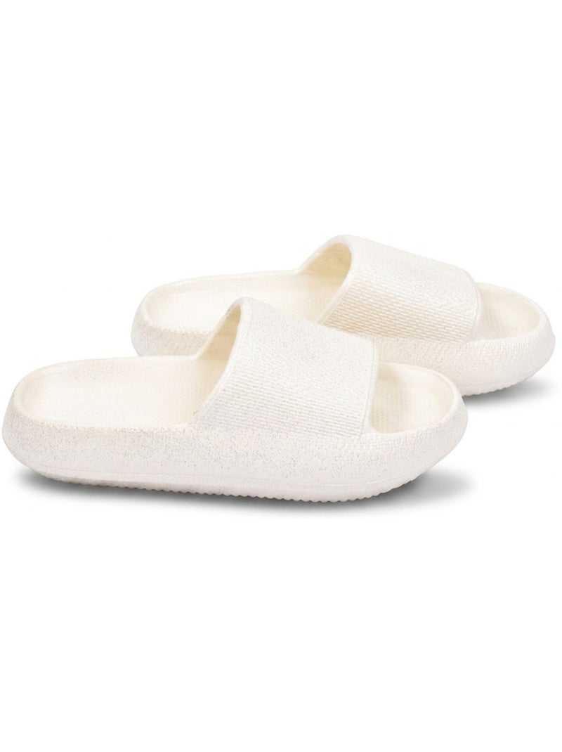 Pack 3 Chanclas Niña Brillo Lentejuelas - Beige Rosa Fucsia OZABI Rosa - Kiabi