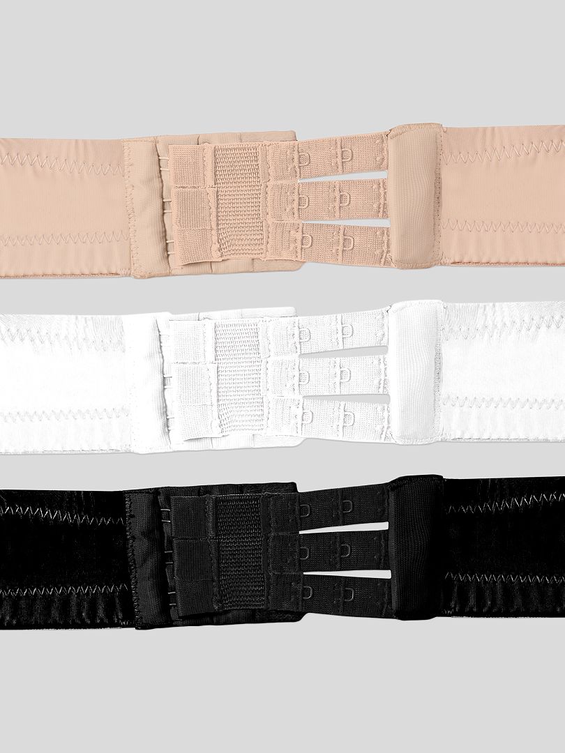 Pack 3 extensores de sujetador 'Bye Bra' BEIGE - Kiabi