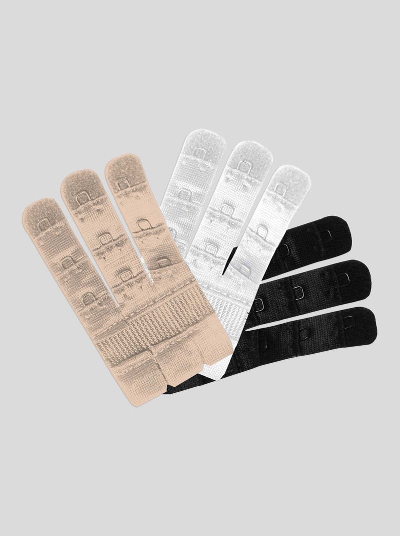 Pack 3 extensores de sujetador 'Bye Bra' BEIGE - Kiabi