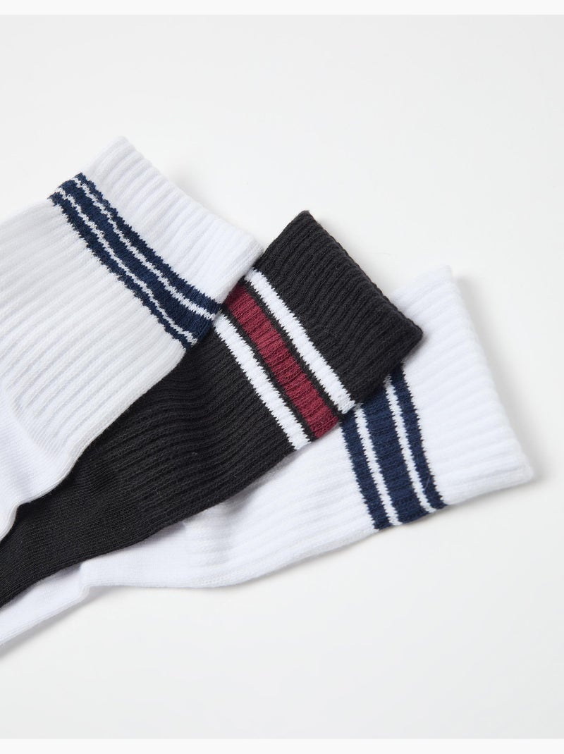 Pack 3 pares de calcetines, MO Fashion Blanco - Kiabi