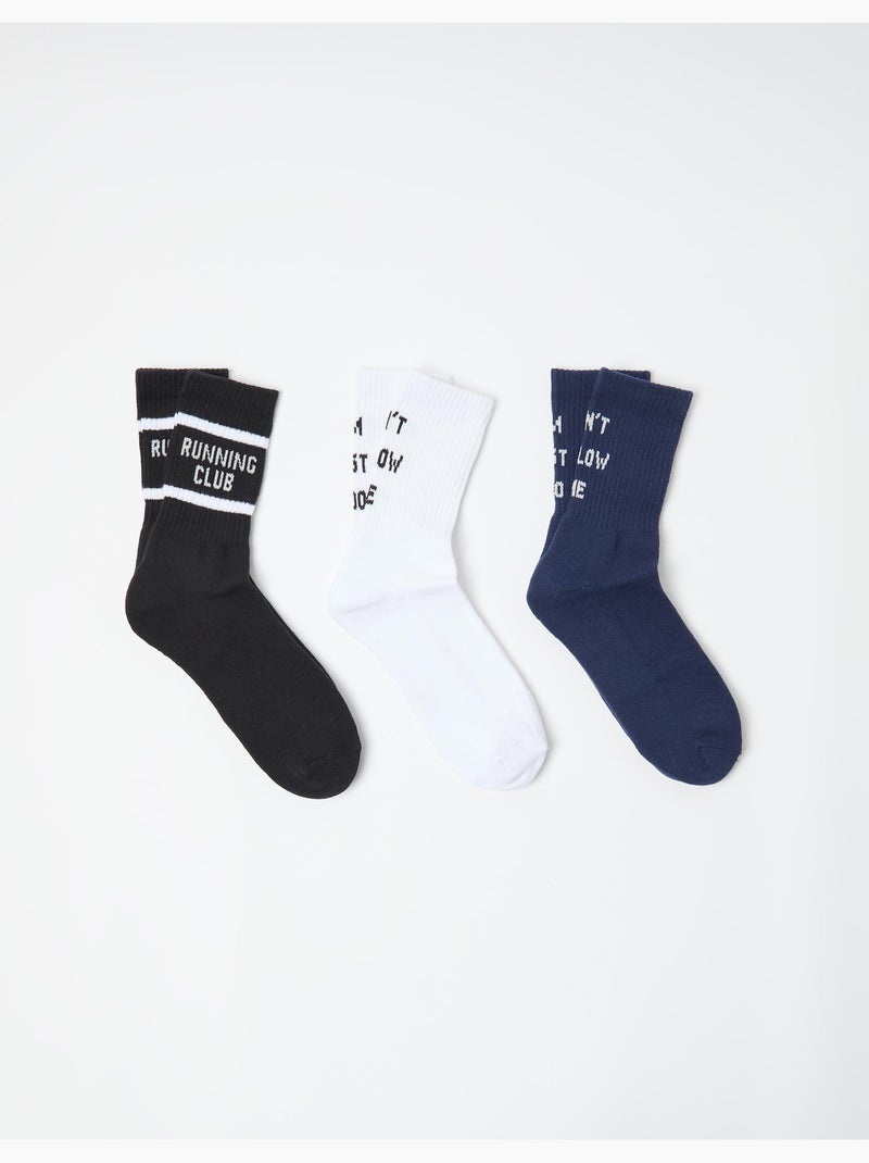 Pack 3 pares de calcetines, MO Fashion Multicolor - Kiabi