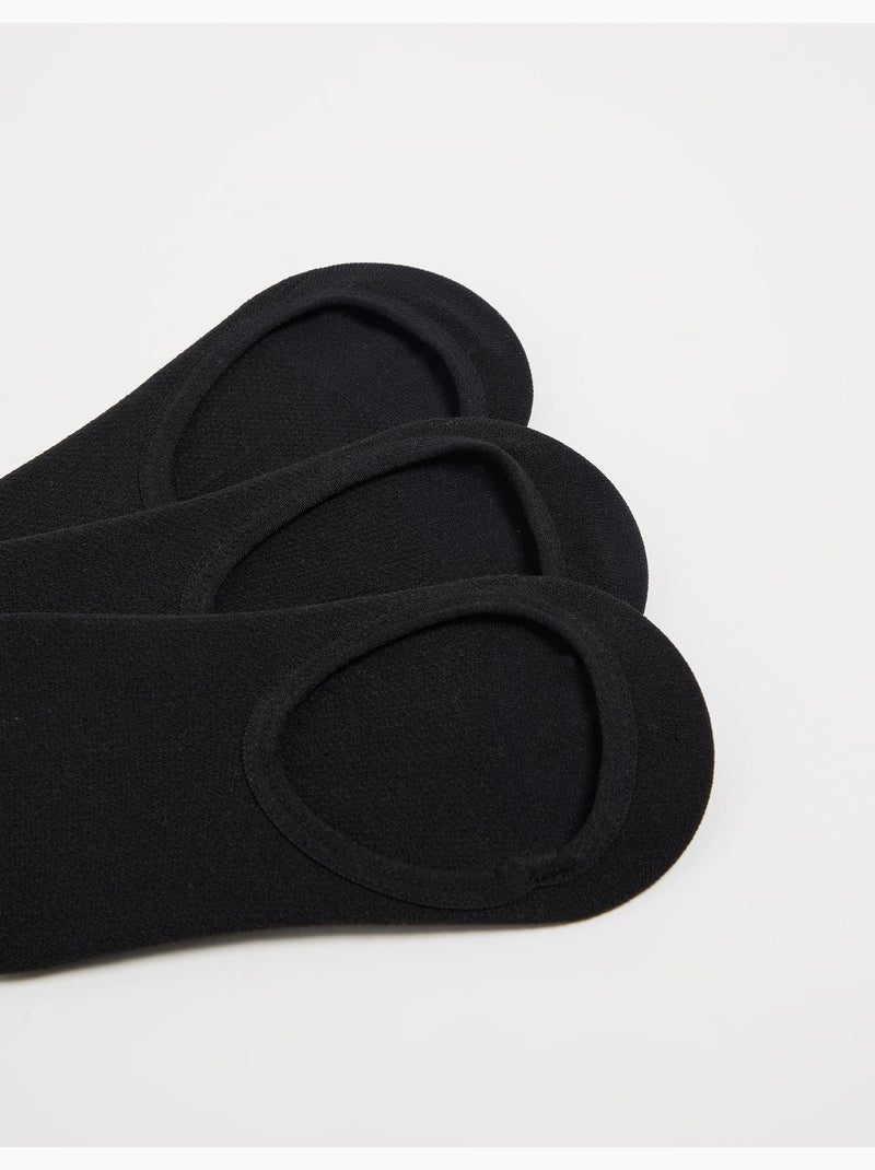 Pack 3 pares de calcetines que no aparecen, MO Fashion Negro - Kiabi