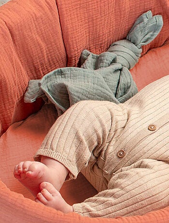 Pack 3 sábanas bajeras capazo bebé gasa algodón - SEVIRA KIDS