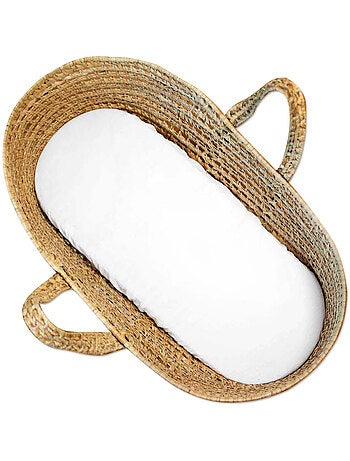 Pack 3 sábanas bajeras capazo bebé gasa algodón | SEVIRA KIDS