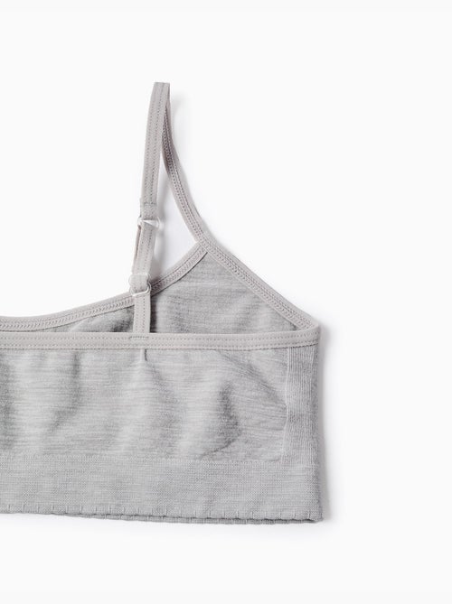 Pack 3 sujetadores de microfibra - Kiabi