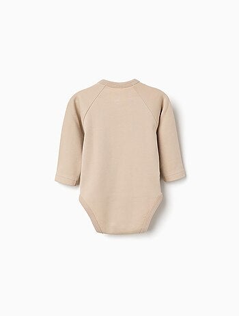 Pack 4 bodies de algodón cierre cruzado