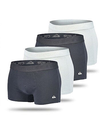 Pack 4 Boxers Hombre Confort Algodón Stretch QUIKSILVER