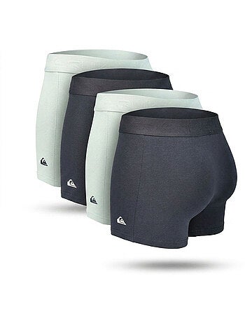Pack 4 Boxers Hombre Confort Algodón Stretch QUIKSILVER