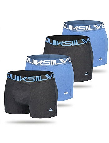 Pack 4 Boxers Hombre Confort Algodón Stretch QUIKSILVER