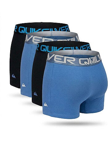 Pack 4 Boxers Hombre Confort Algodón Stretch QUIKSILVER