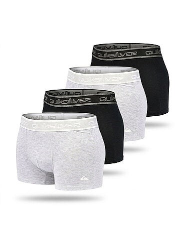 Pack 4 Boxers Hombre Confort Algodón Stretch QUIKSILVER