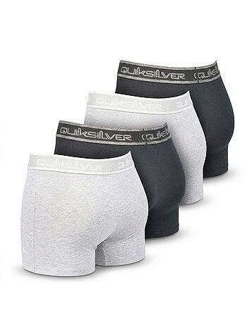 Pack 4 Boxers Hombre Confort Algodón Stretch QUIKSILVER