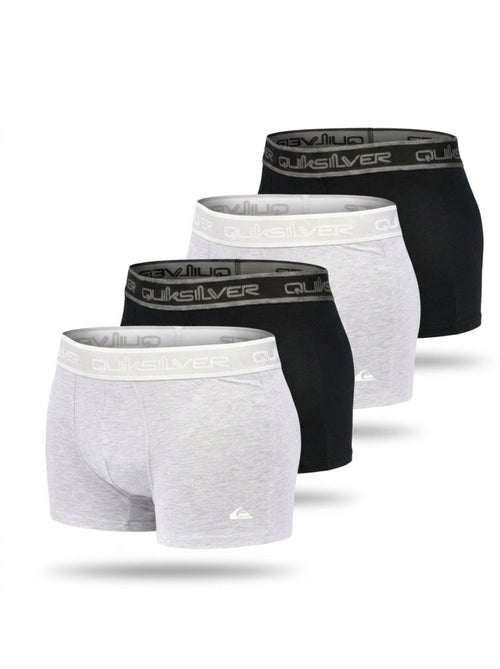 Pack 4 Boxers Hombre Confort Algodón Stretch QUIKSILVER - Kiabi