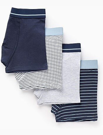 Pack 4 boxers rayas