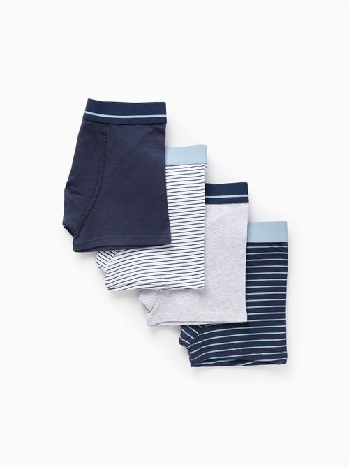 Pack 4 boxers rayas - Kiabi