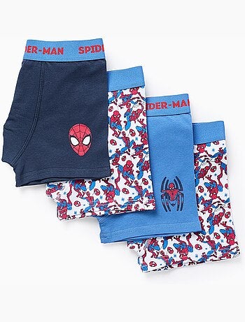 Pack 4 boxers spiderman