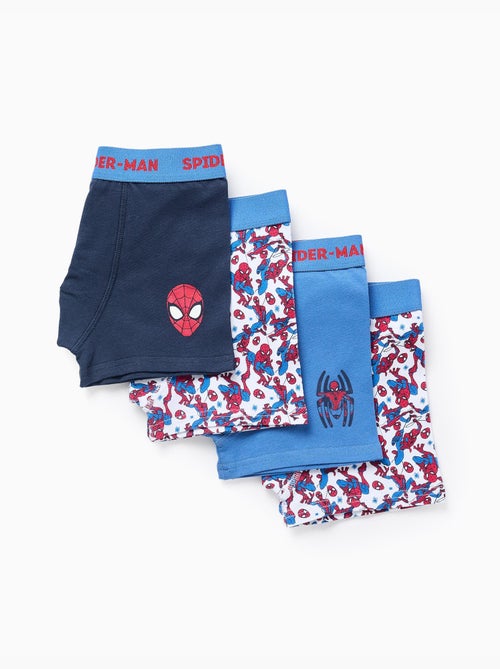 Pack 4 boxers spiderman - Kiabi
