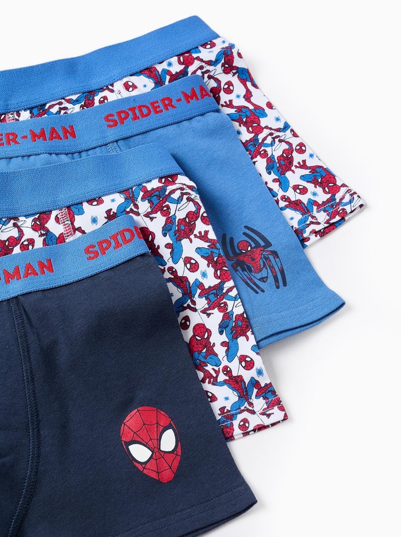 Pack 4 boxers spiderman Multicolor - Kiabi