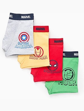 Pack 4 boxers vengadores