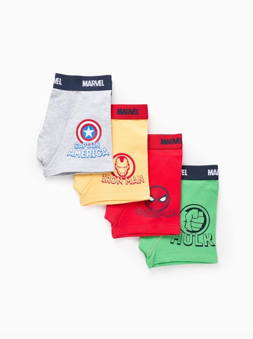 Pack 4 boxers vengadores - Kiabi