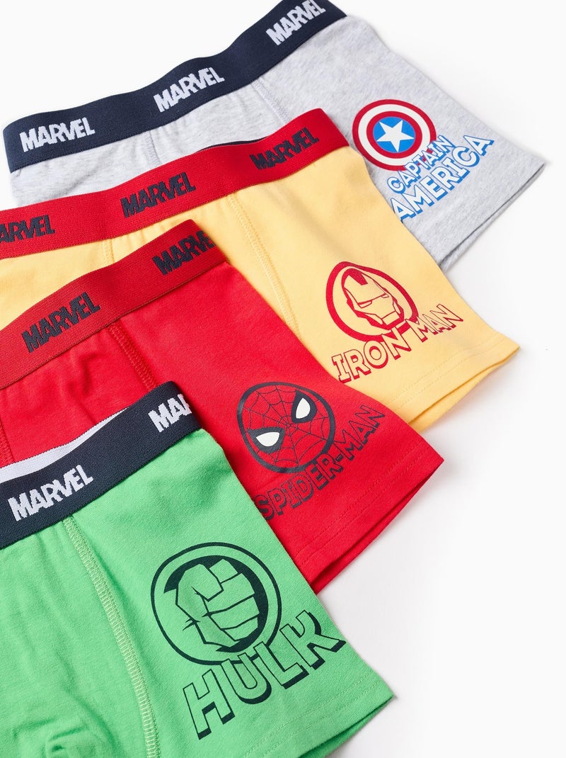 Pack 4 boxers vengadores Multicolor - Kiabi