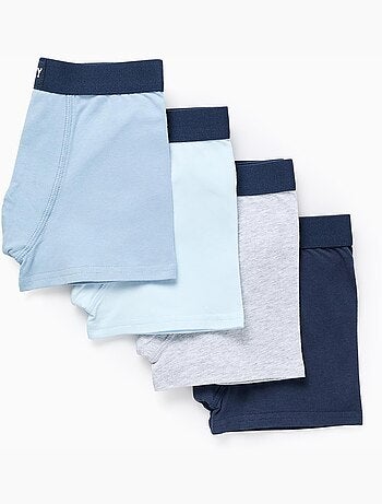 Pack 4 calzoncillos lisos
