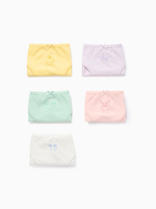 Pack 5 bragas emociones - Kiabi