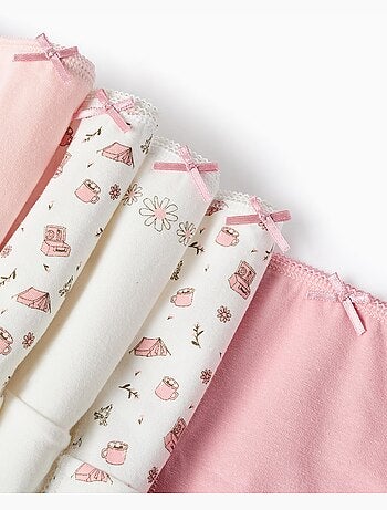 Pack 5 bragas flores