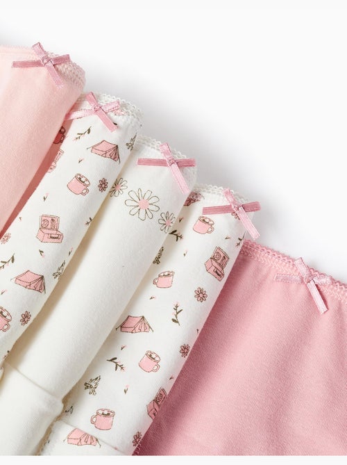 Pack 5 bragas flores - Kiabi