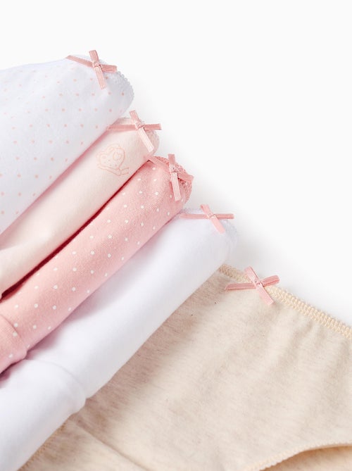 Pack 5 bragas mariposas - Kiabi