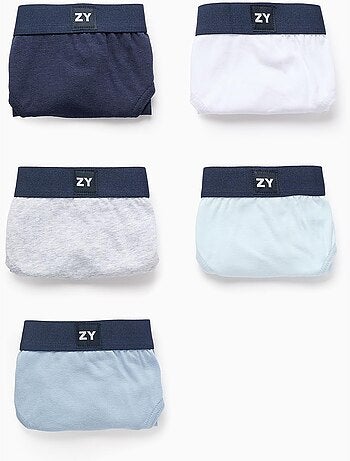 Pack 5 calzoncillos lisos
