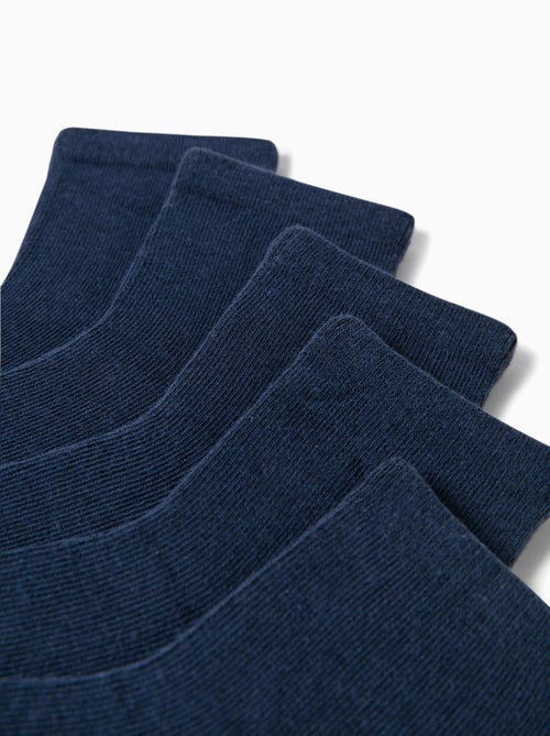 Pack 5 pares de calcetines lisos - Kiabi Pack 5 pares de calcetines lisos - Kiabi