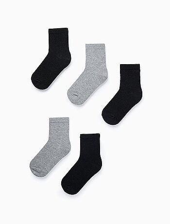 Pack 5 pares de calcetines lisos