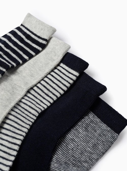 Pack 5 pares de calcetines - Kiabi