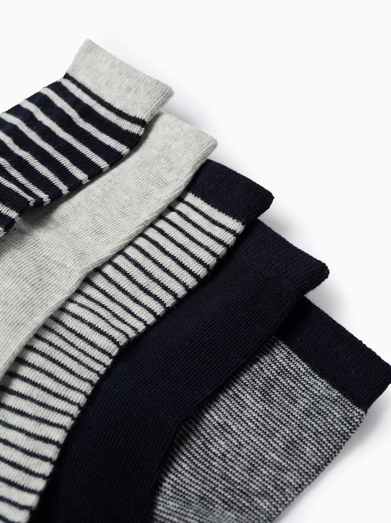Pack 5 pares de calcetines Multicolor - Kiabi