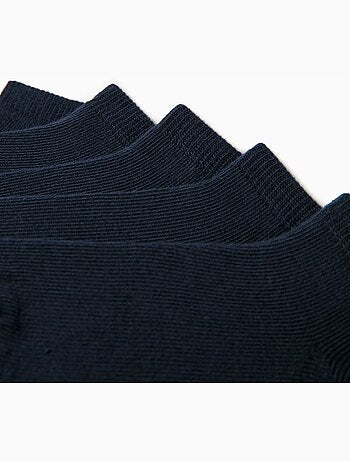 Pack 5 pares de calcetines tobilleros lisos