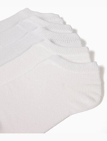 Pack 5 pares de calcetines tobilleros lisos