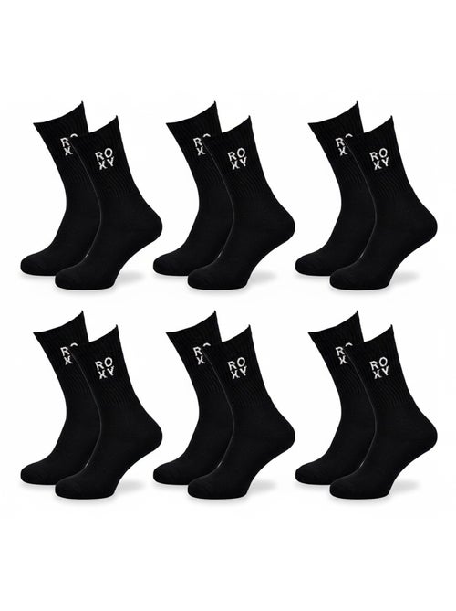 Pack 6 pares calcetines mujer Crew ROXY - Kiabi Pack 6 pares calcetines mujer Crew ROXY - Kiabi
