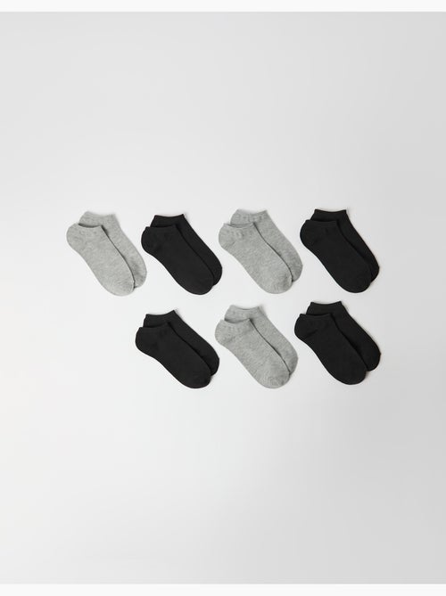 Pack 7 pares de calcetines hasta el tobillo, mo fashion - Kiabi Pack 7 pares de calcetines hasta el tobillo, mo fashion - Kiabi