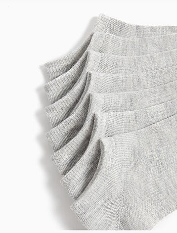 Pack 7 pares de calcetines hasta el tobillo, MO Fashion
