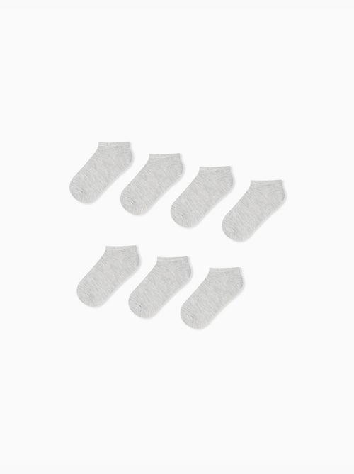 Pack 7 pares de calcetines hasta el tobillo, MO Fashion - Kiabi