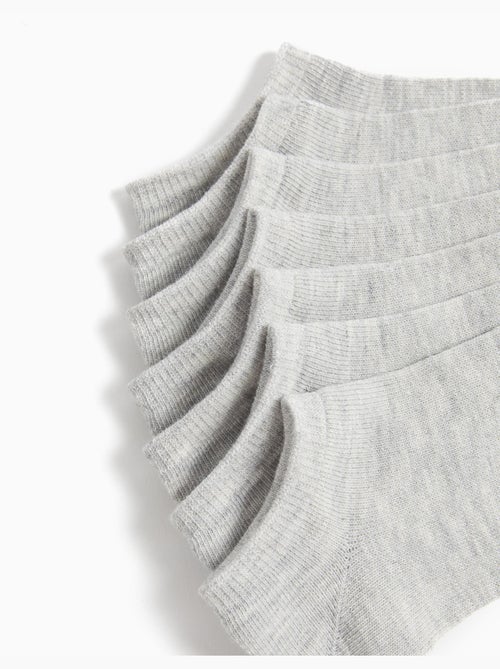 Pack 7 pares de calcetines hasta el tobillo, MO Fashion - Kiabi
