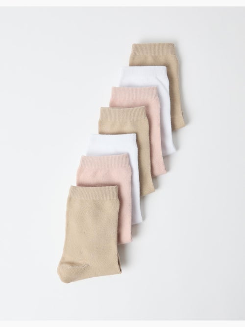 Pack 7 pares de calcetines, mo fashion - Kiabi Pack 7 pares de calcetines, mo fashion - Kiabi