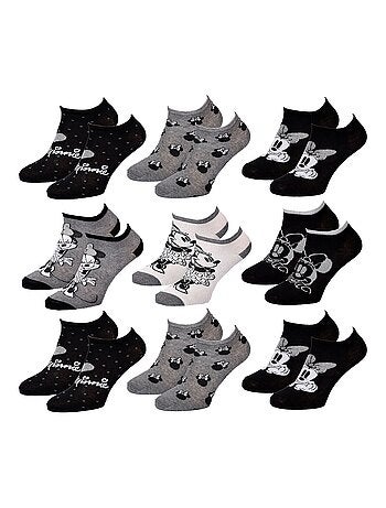 Pack 9 Pares Calcetines Mujer DISNEY MINNIE