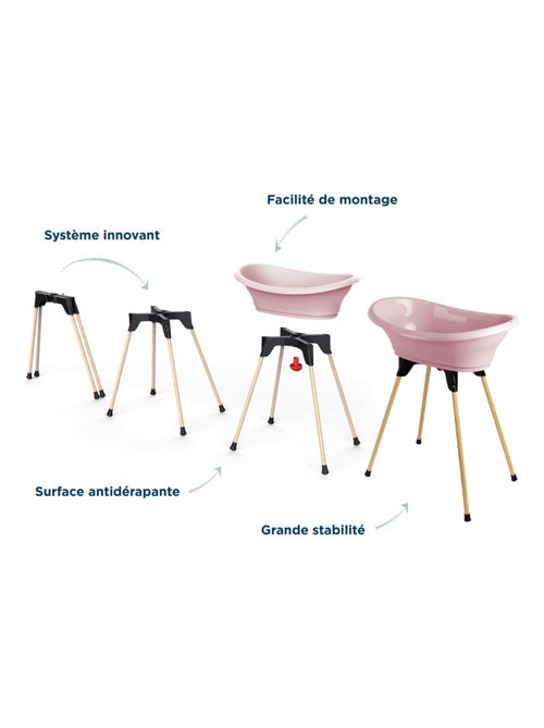 Pack bañera Thermobaby VASCO 5 en 1 con termómetro y balancín - Kiabi Pack bañera Thermobaby VASCO 5 en 1 con termómetro y balancín - Kiabi