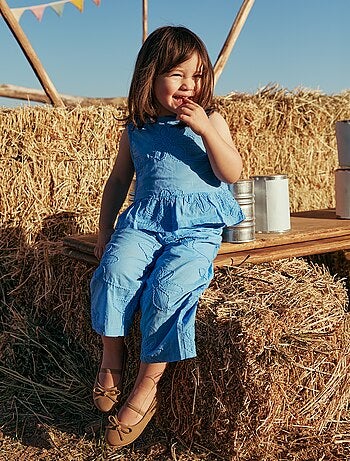 Pack blusa + pantalón con bordados - 2 piezas