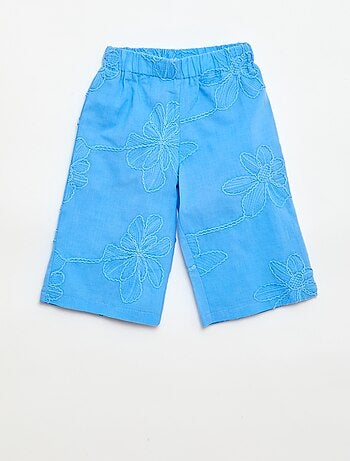 Pack blusa + pantalón con bordados - 2 piezas